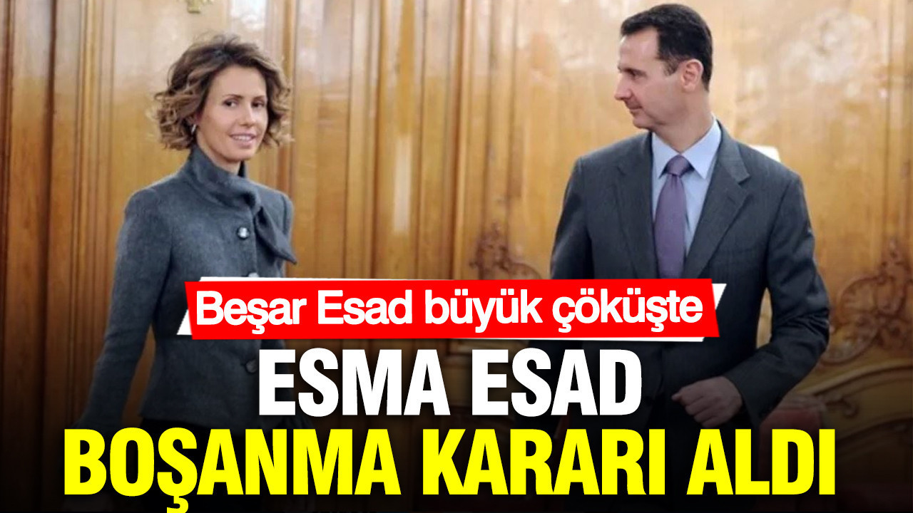 Beşar Esad büyük çöküşte: Esma Esad boşanma kararı aldı