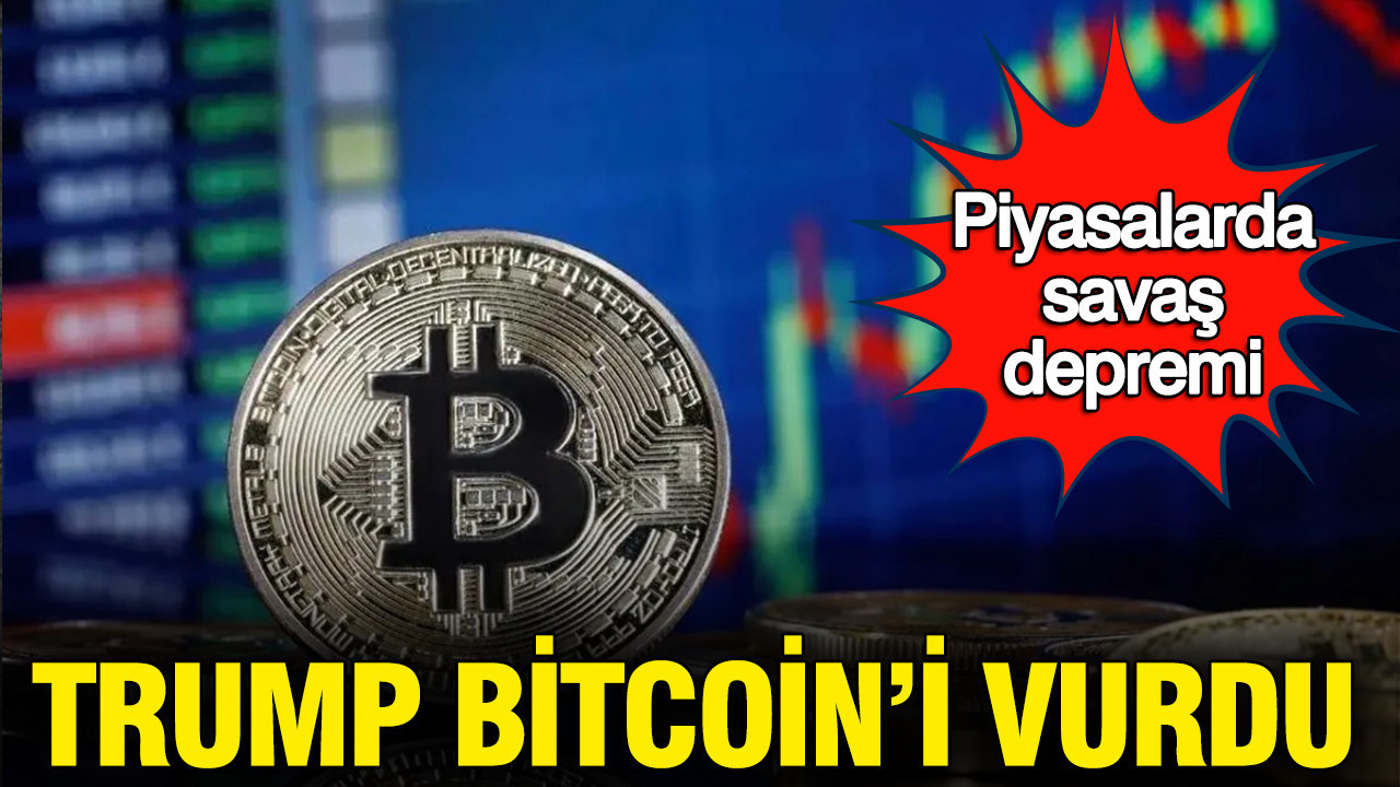 Bitcoin'de savaş depremi: Trump'ın İran açıklaması piyasaları alt üst etti
