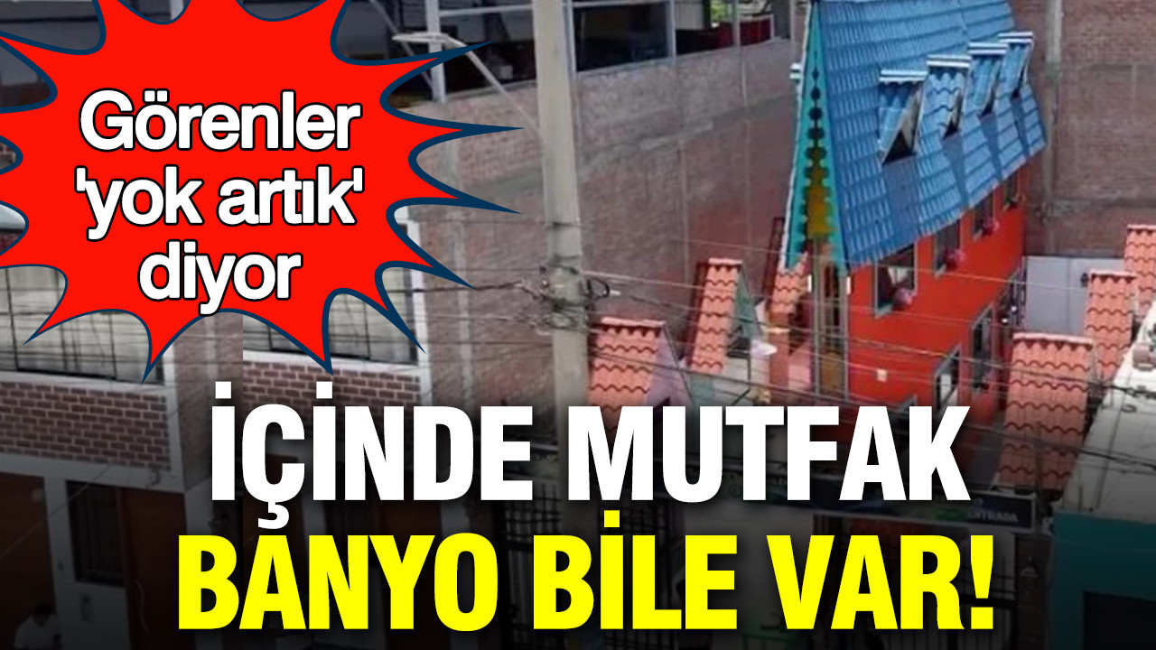 İçinde mutfak, banyo bile var: Görenler “yok artık” diyor