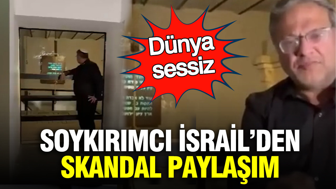 Soykırımcı İsrail'den skandal paylaşım: Dünya sessiz
