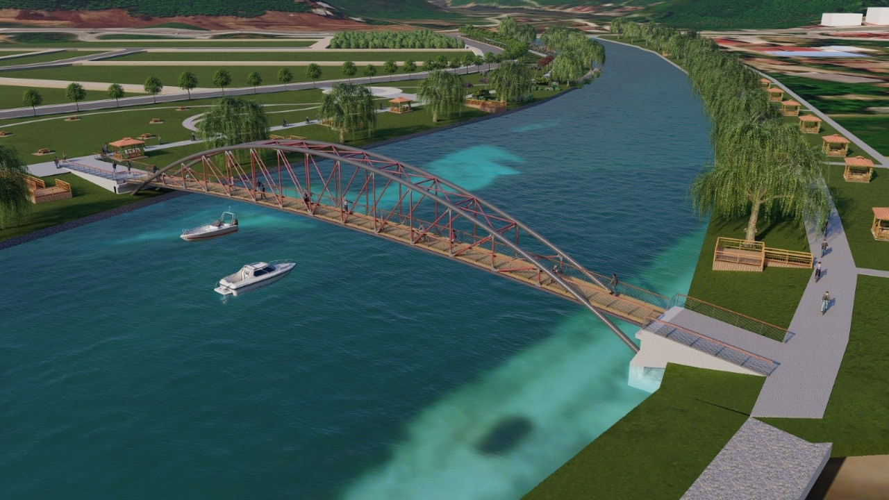 Ordu Turnasuyu Kordon Park’ta yaya köprüsü ile kesintisiz ulaşım