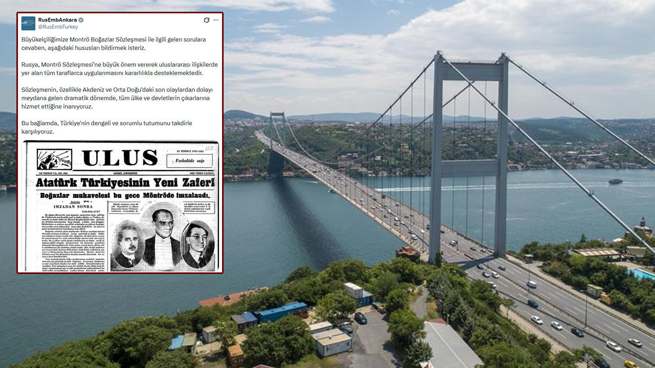 Rusya'dan Türkiye'ye Atatürk'lü Montrö mesajı