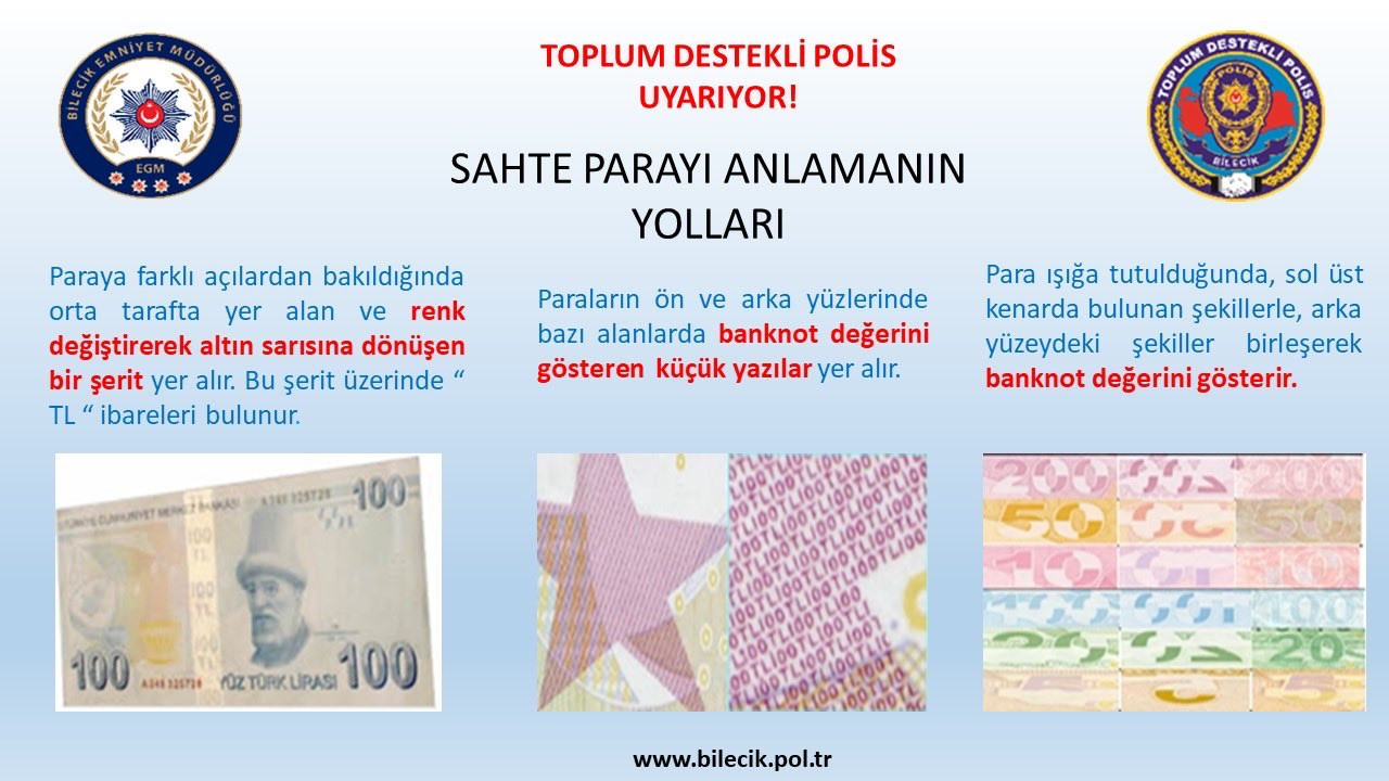 Sahte para ile karşılaştığınızda dikkat edilmesi gerekenler