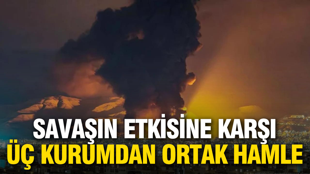 Savaşın etkilerine karşı 3 kurumdan ortak hamle