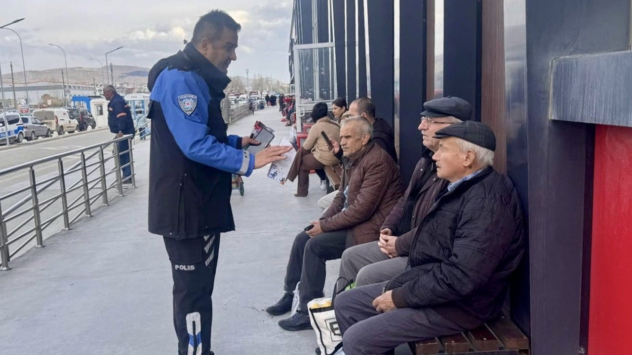 Toplum Destekli Polislerden pazar alanına ziyaret
