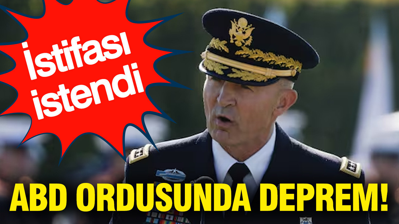 ABD ordusunda deprem: İstifası istendi
