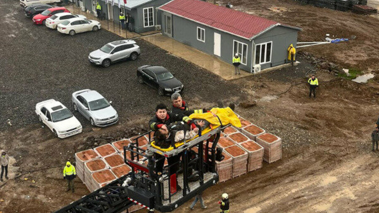 Bafra’da inşaatta iş kazası: 1 kişi yaralandı