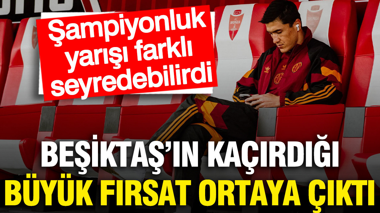 Beşiktaş için kaçan balık büyük oldu: Dengeleri değiştiren transfer itirafı