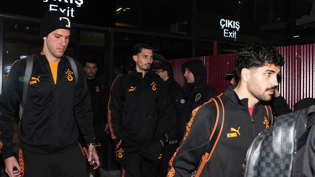 Galatasaray kafilesi Trabzon'da