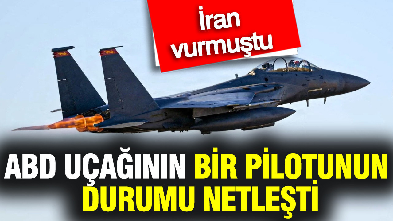 İran’ın düşürdüğü ABD uçağının bir pilotu kurtarıldı