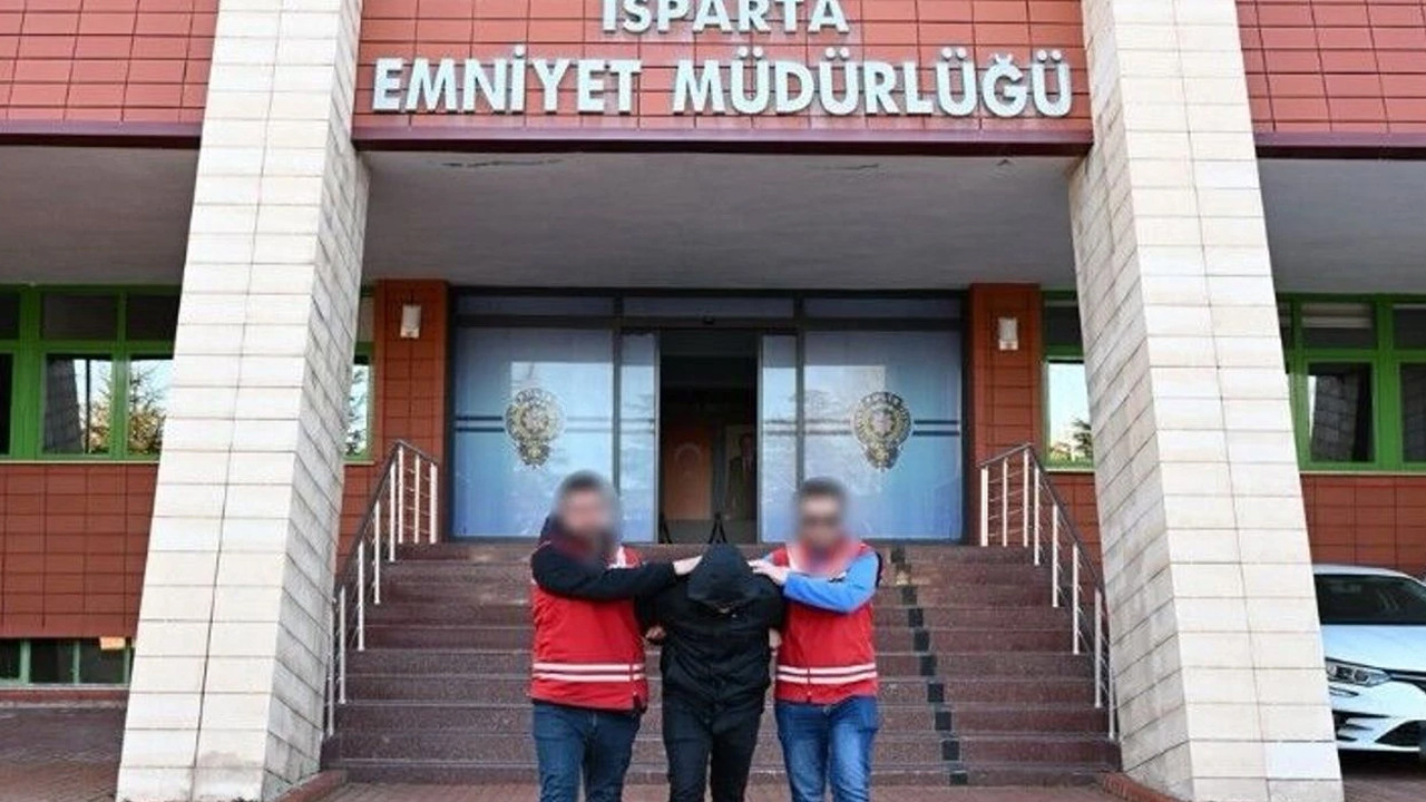 Isparta’da 17 yıl 5 ay hapis cezası bulunan şahıs gözaltına alındı