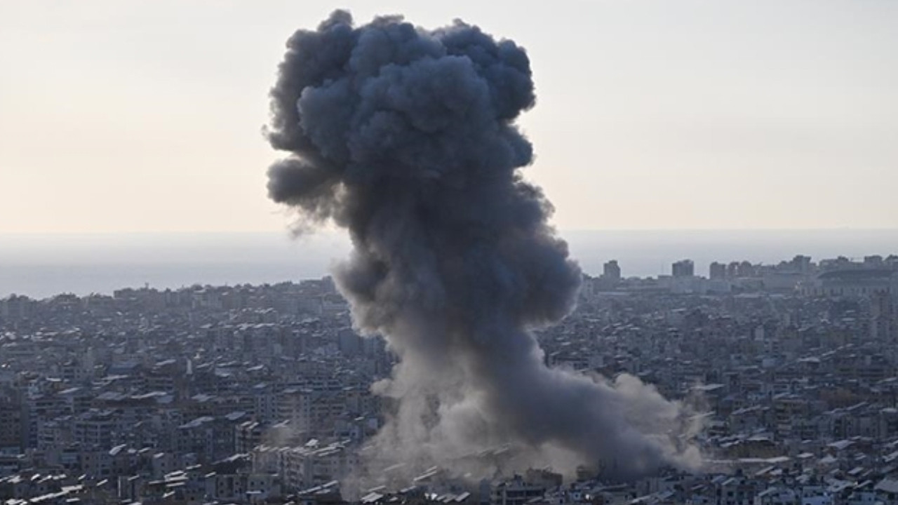 İsrail'den Beyrut'un Dahiye bölgesine hava saldırısı