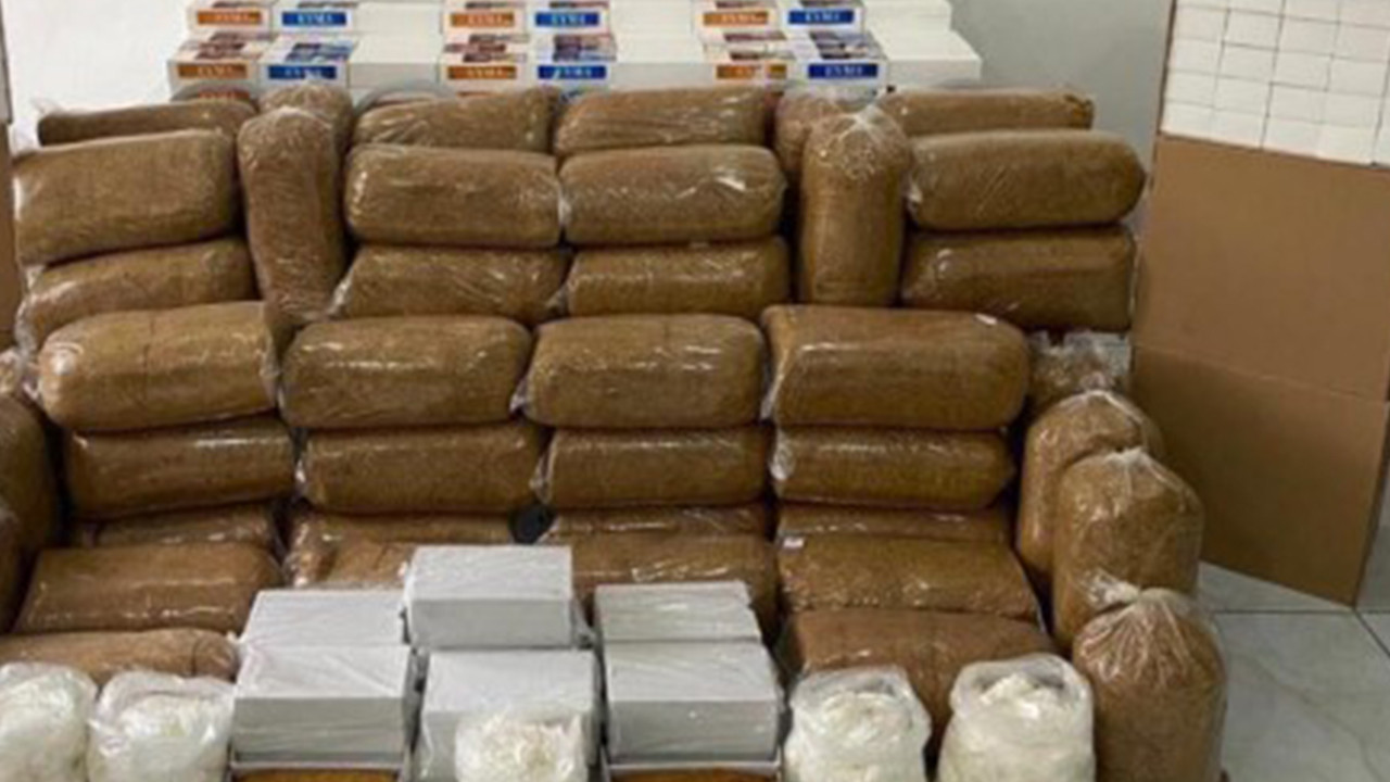 Kaçak tütün ve sigara operasyonu