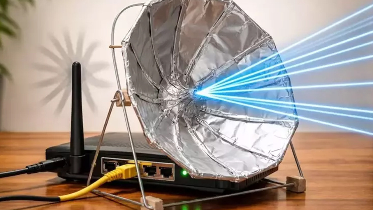 Modemin arkasına alüminyum folyo koyun: Wi-Fi sinyalinizi güçlendirmenin ucuz ve etkili yolu