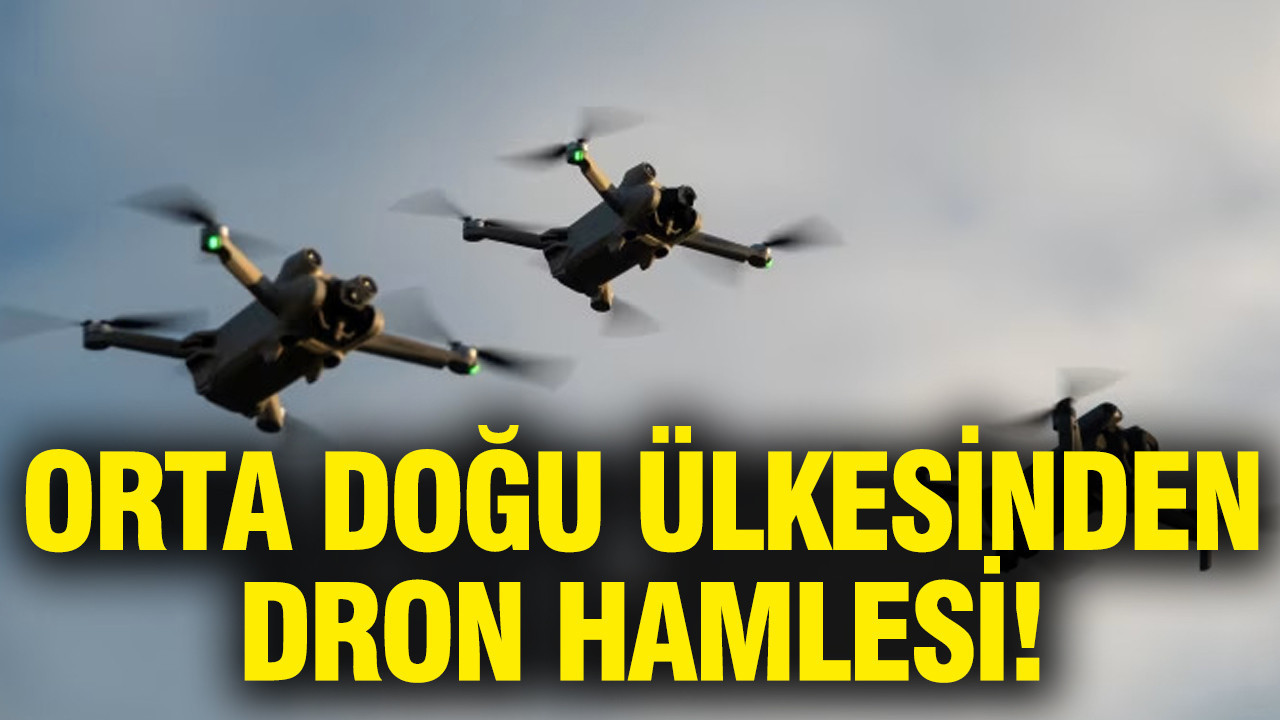 Orta Doğu ülkesinden dron hamlesi