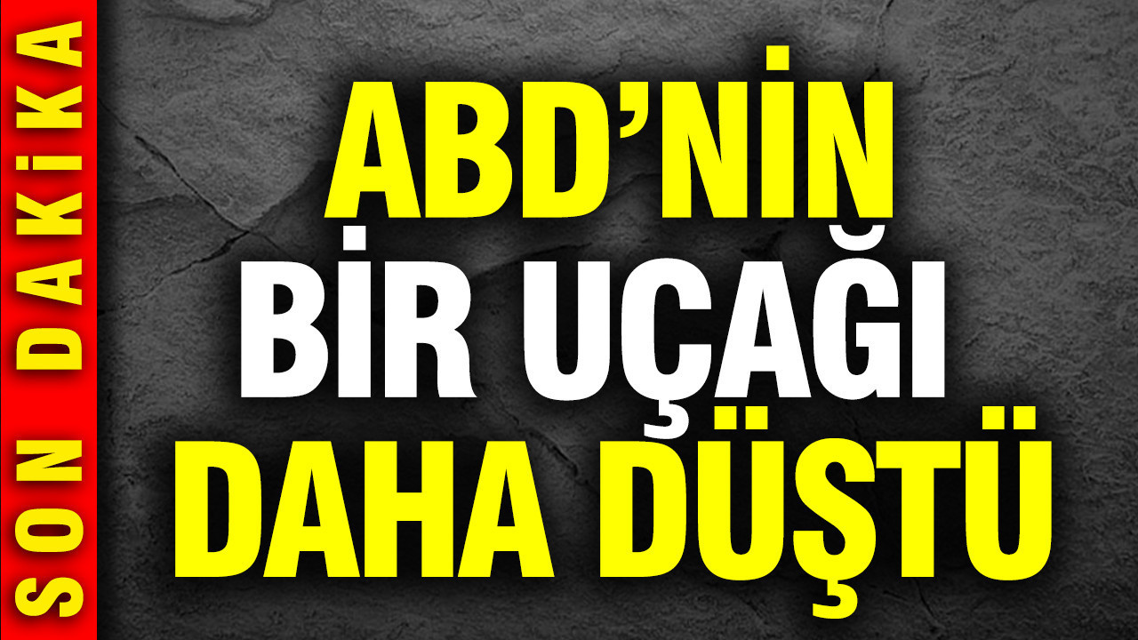 ABD'nin bir uçağı daha düştü