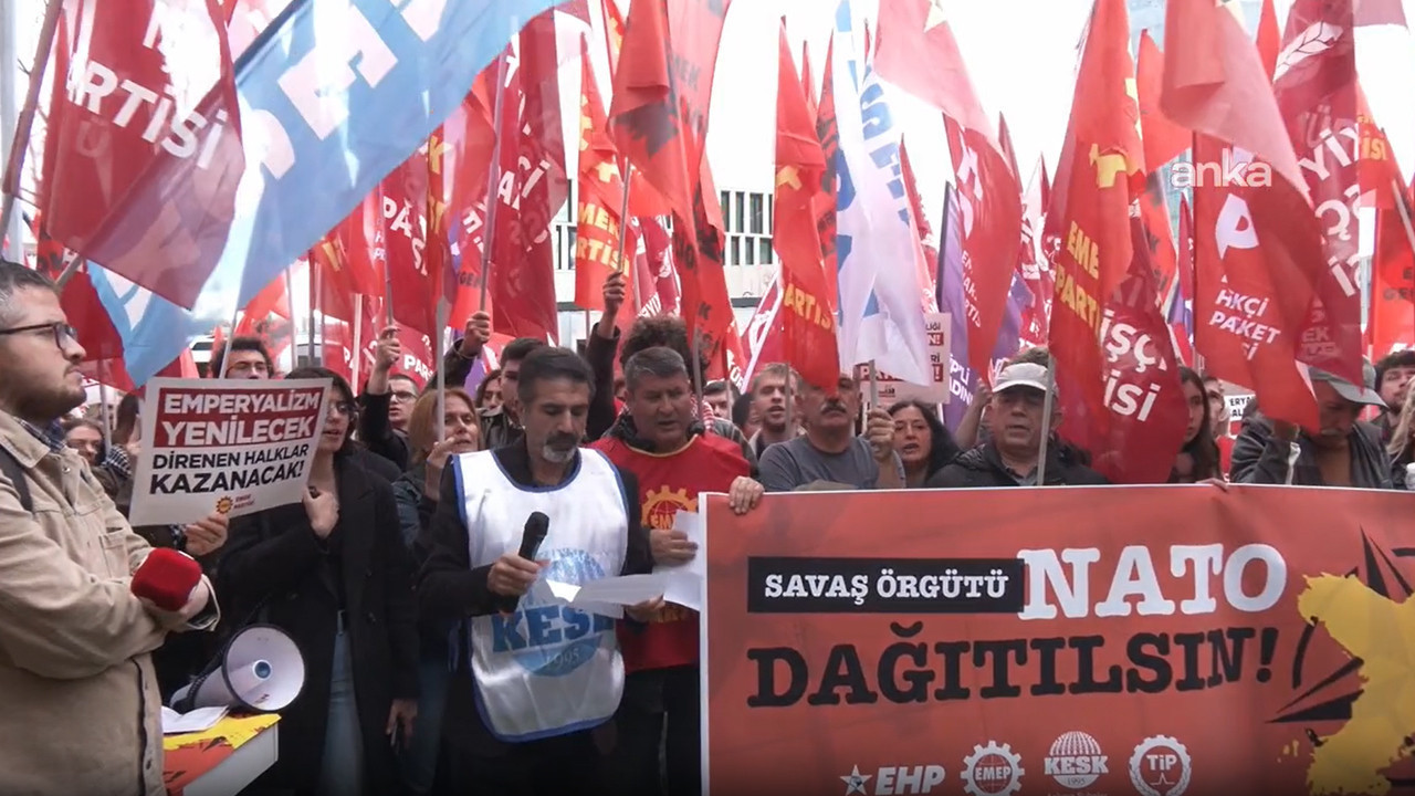 Ankara’da NATO karşıtı yürüyüş: Üsler kapatılsın, Türkiye NATO’dan çıksın