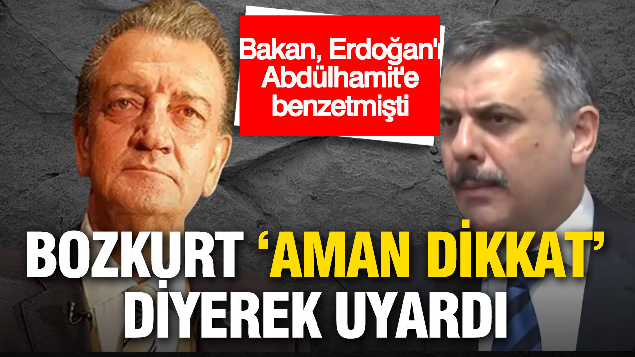 Bakan Çiftçi Erdoğan’ı Abdülhamid’e benzetti: Bozkurt’tan tepki geldi