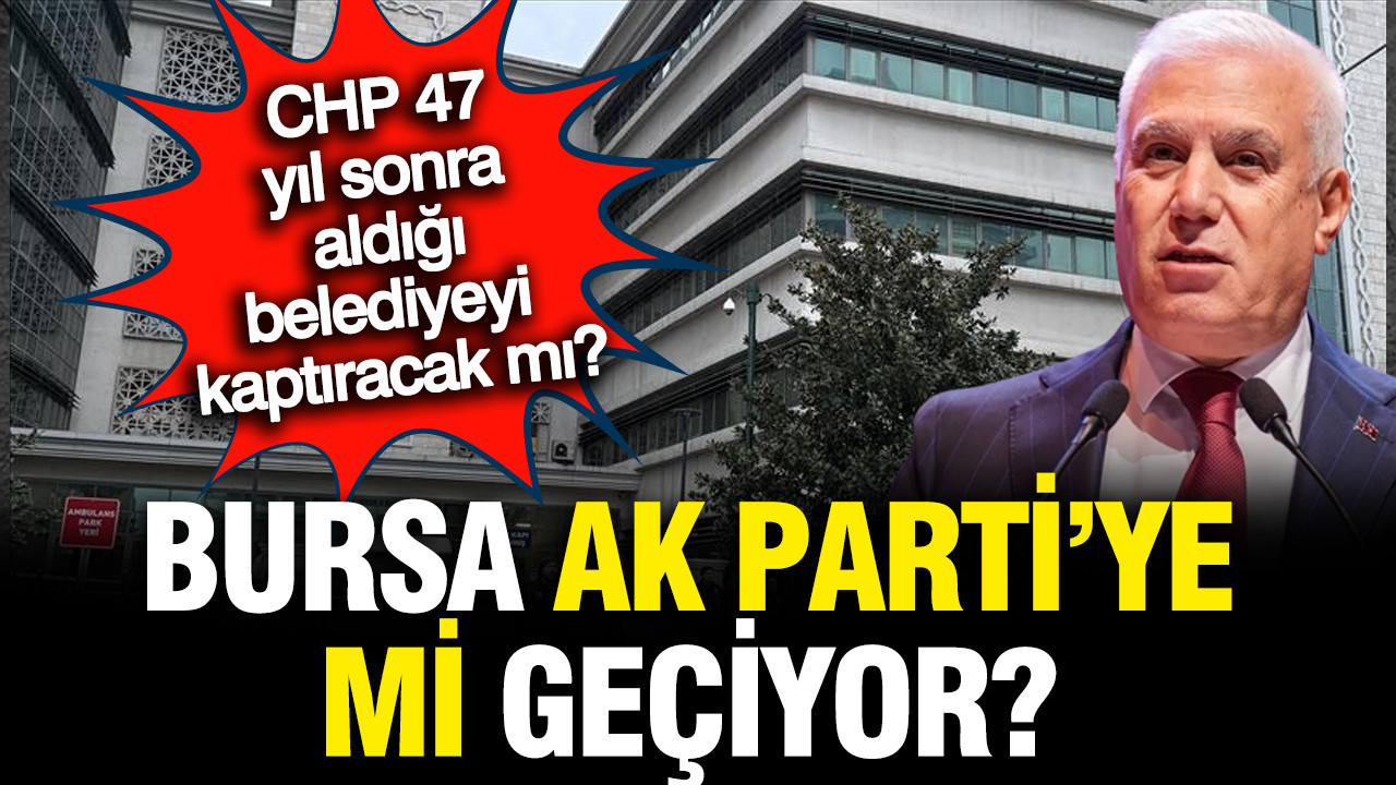 Mustafa Bozbey'in tutuklanması sonrası Bursa AK Partiye mi geçek?