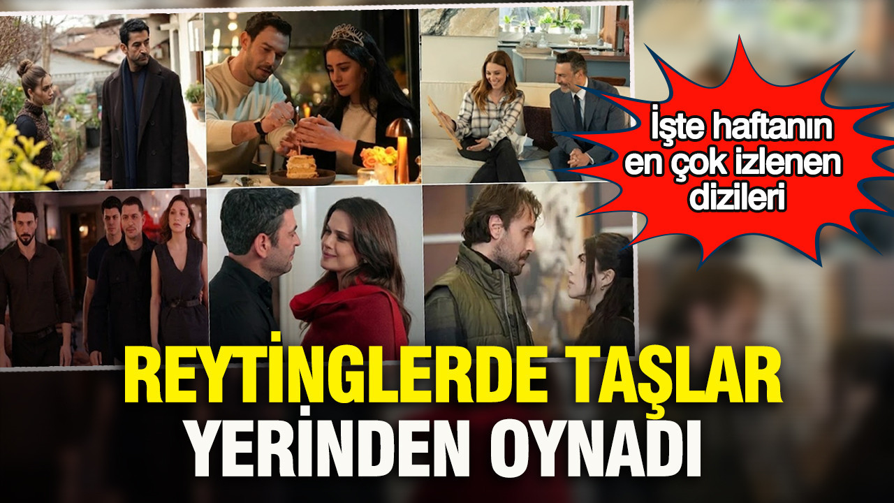 Reytinglerde taşlar yerinden oynadı: İşte haftanın en çok izlenen dizileri