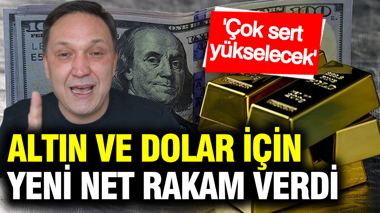 Selçuk Geçer altın ve dolar için net rakam verdi: Çok sert yükselecek