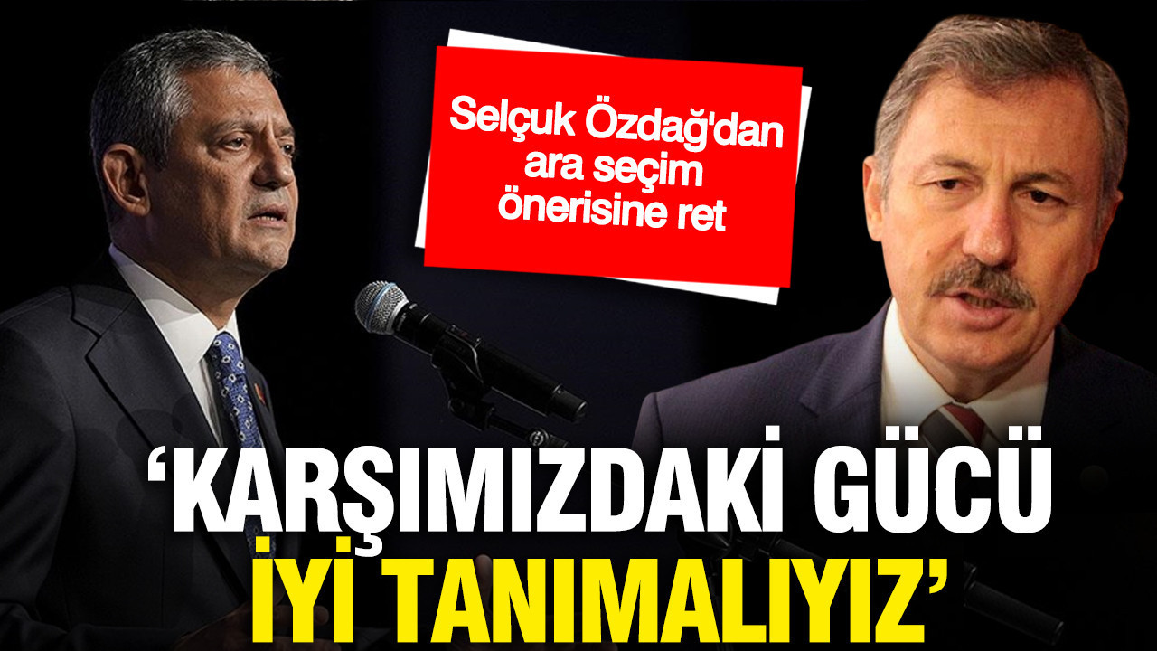 Selçuk Özdağ'dan Özel'in ara seçim çıkışına: Gerçekti değil