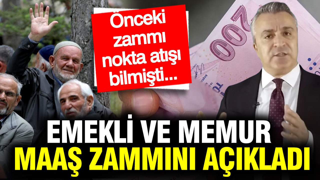 SGK uzmanı Özgür Erdursun kağıt kalemi çıkardı: Emekli ve memur maaş zammını açıkladı
