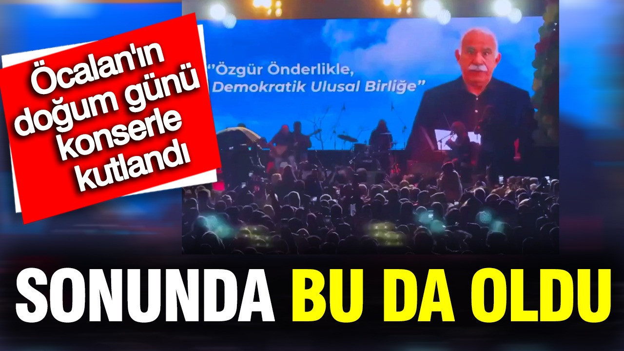 Sonunda bu da oldu: Öcalan'ın doğum gününü konserle kutladılar
