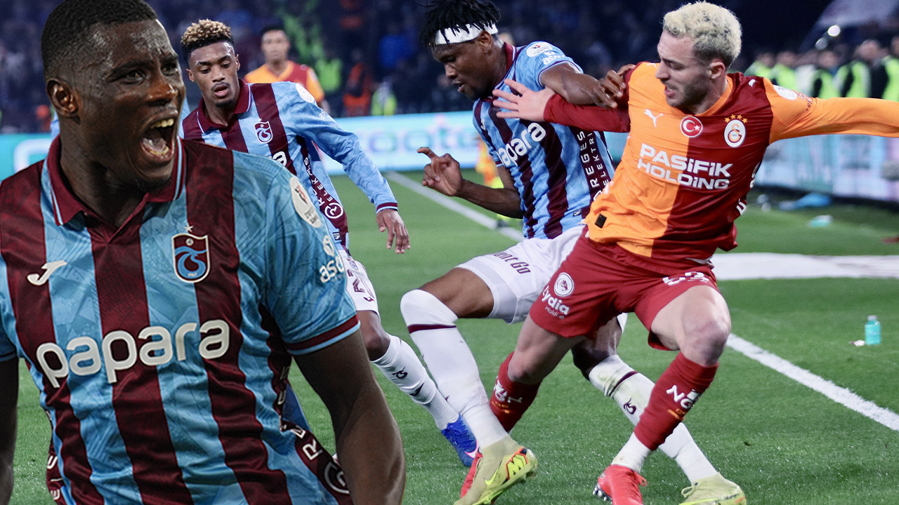 Trabzonspor Galatasaray’ı devirdi: Zirve yarışı kızıştı