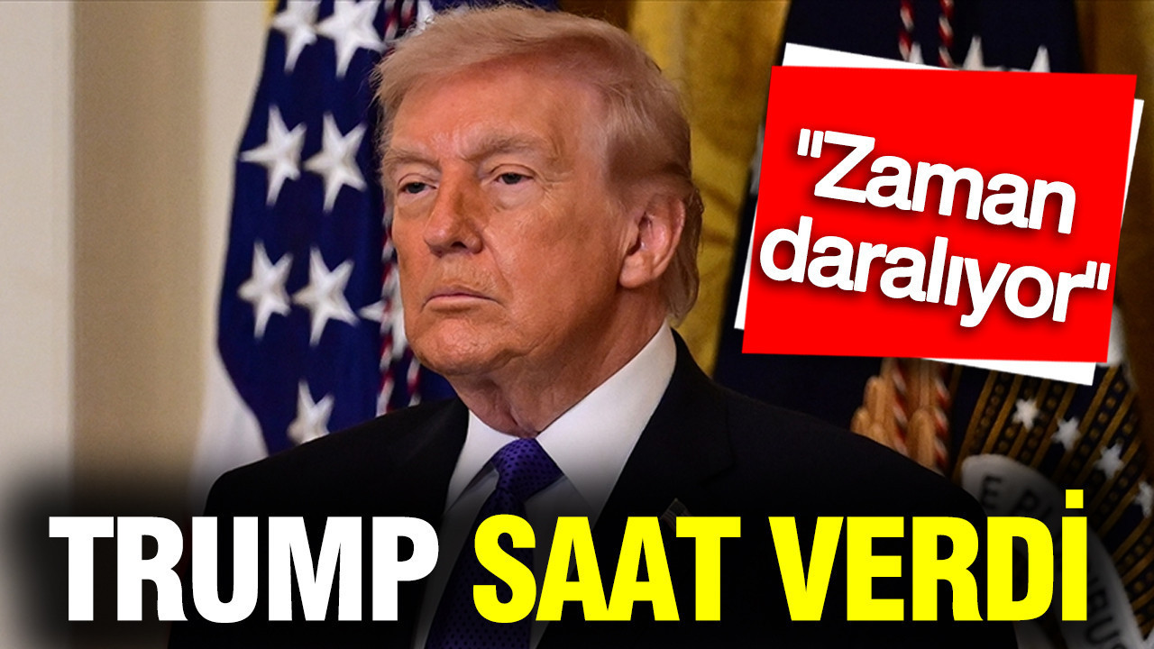 Trump saat verdi: İran'ı tehdit etti