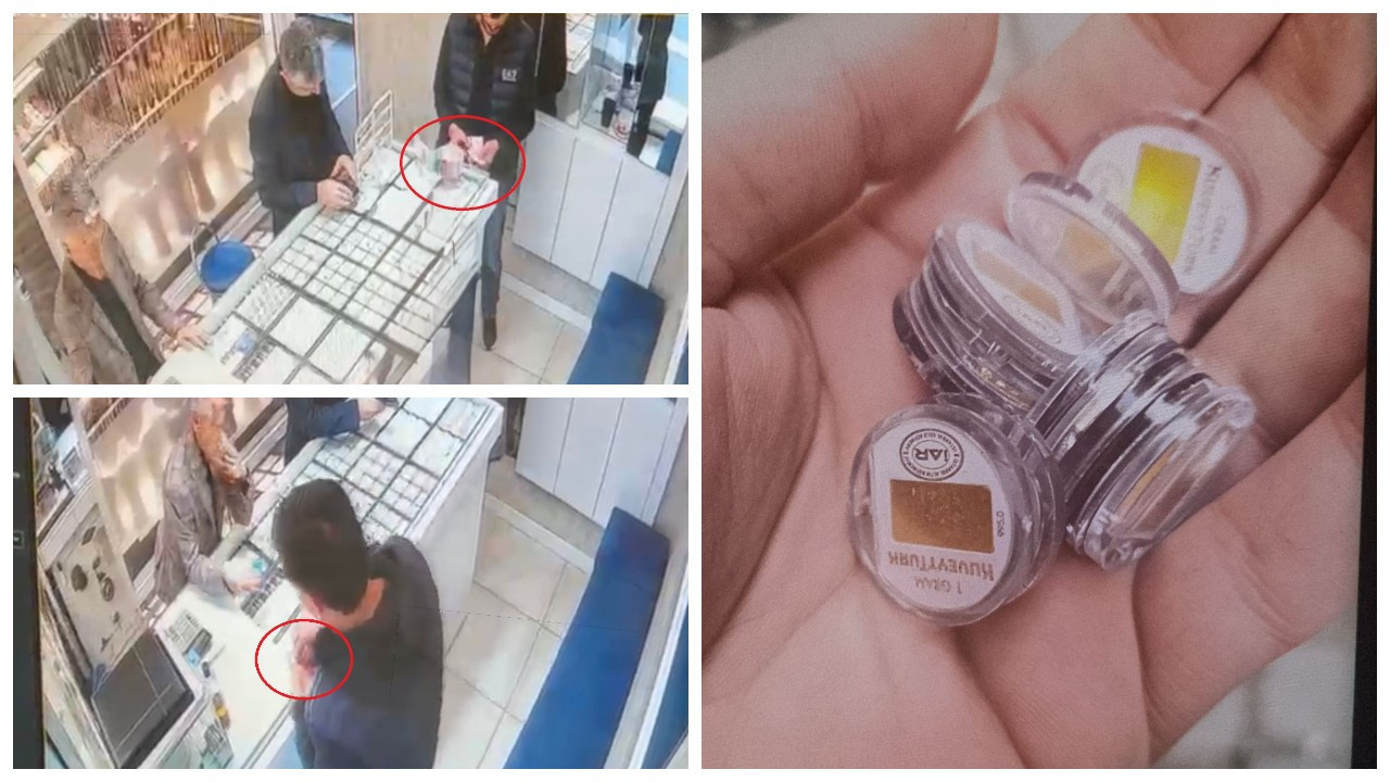 Üç ayrı kuyumcuya sahte altın sattı: Yakayı ele verdi