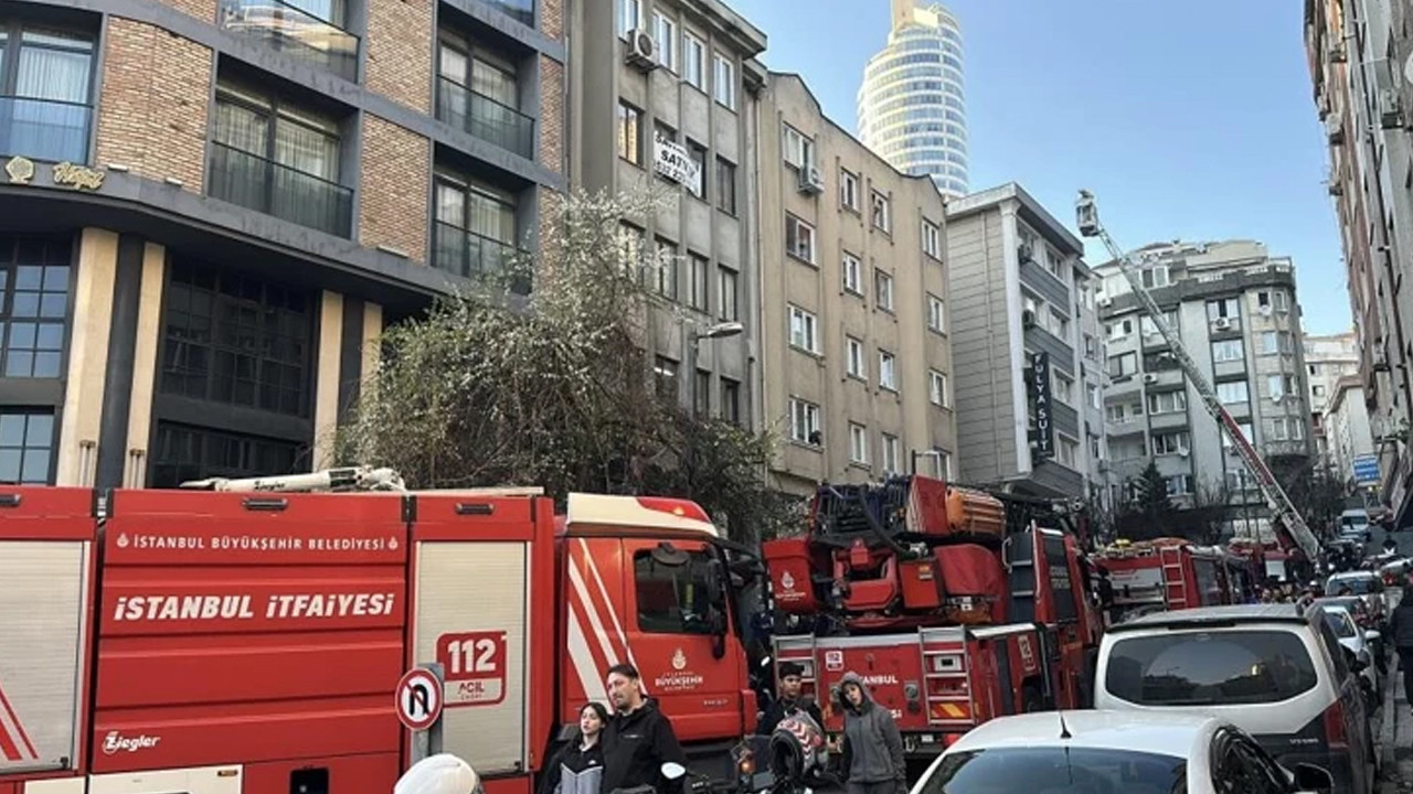 İstanbul Şişli'de otelde yangın paniği