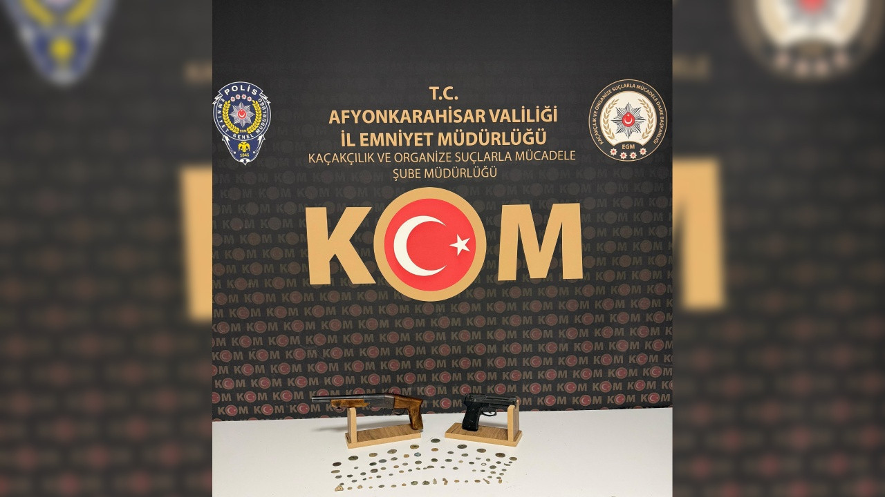 Afyonkarahisar’da tarihi eser operasyonu