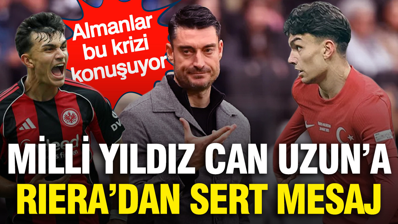 Almanya’da milli kriz: Riera Can Uzun’a kameralar önünde sert mesaj verdi