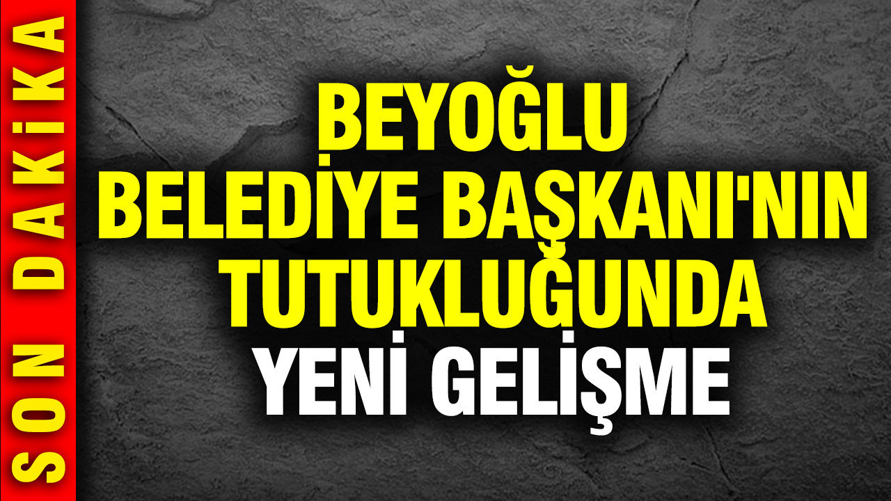 Beyoğlu Belediye Başkanı İnan Güney'in iddianamesi…