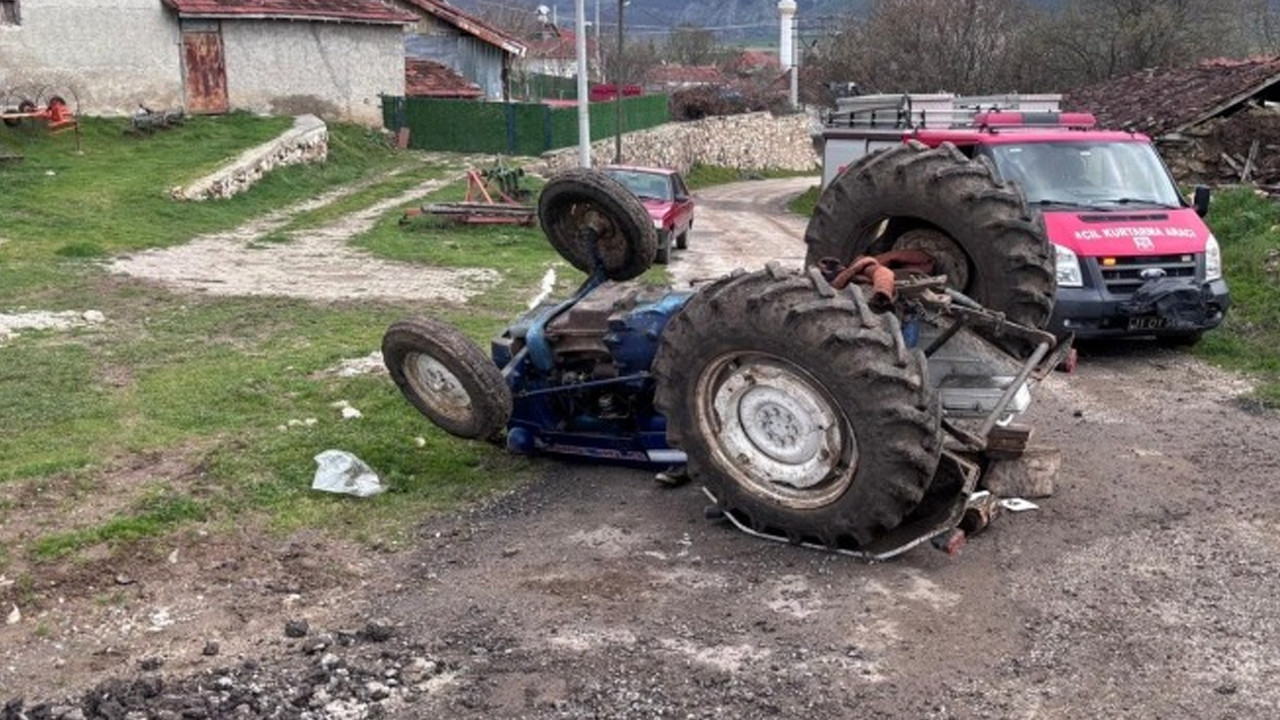 Bilecik’teki traktör kazasında ağır yaralanan sürü…