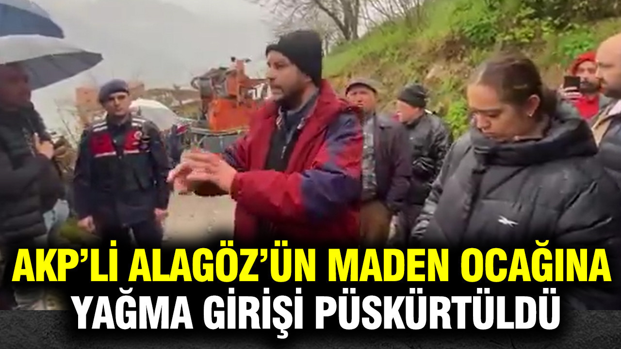 Giresunlular, AKP’li Cantürk Alagöz’ün maden ocağına yağma girişini püskürttü