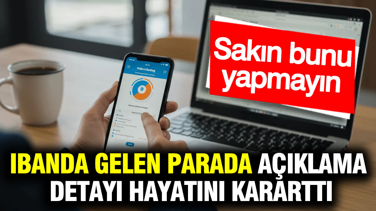 IBAN üzerinden gelen parada bu açıklama hayatını kararttı