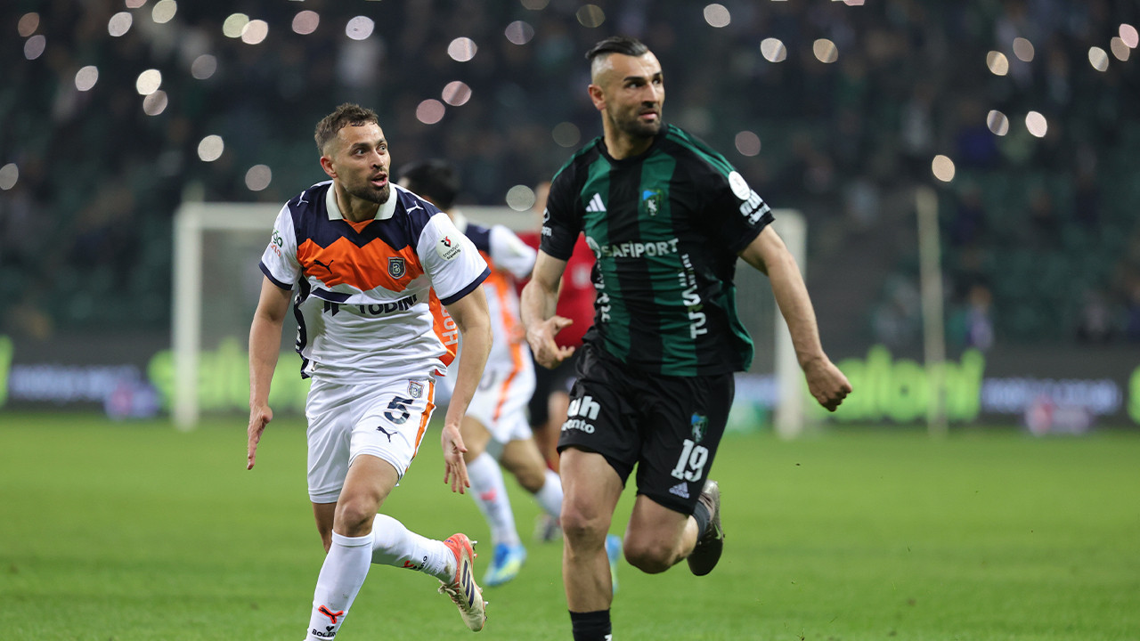 Kocaelispor-Başakşehir maçında puanlar bölüşüldü