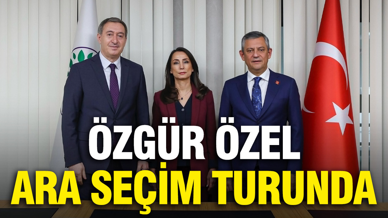 Özgür Özel 'ara seçim' turunda: İlk durak DEM Parti