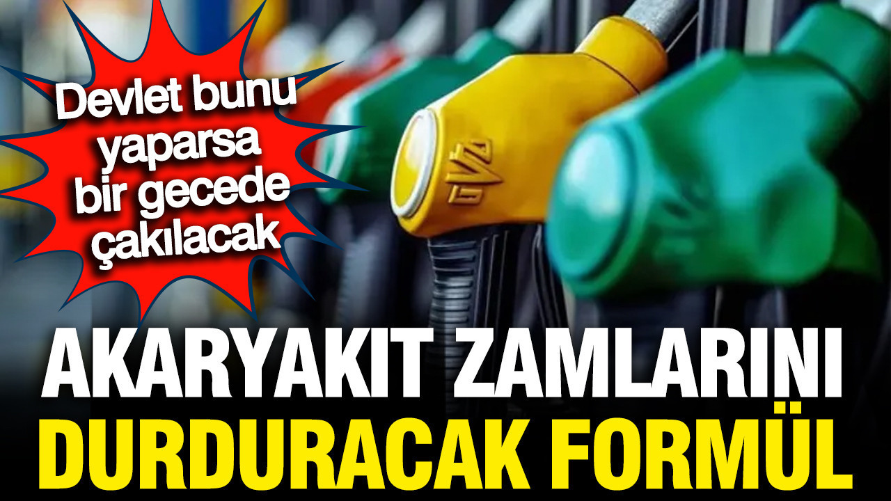 Akaryakıtta çılgın iddia: Devlet bunu yaparsa bir gecede 500 lira düşecek