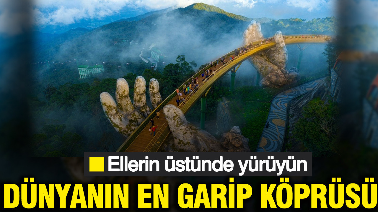 Dünyanın en garip köprüsü: Tanrı’nın elleriyle yükselen altın yol