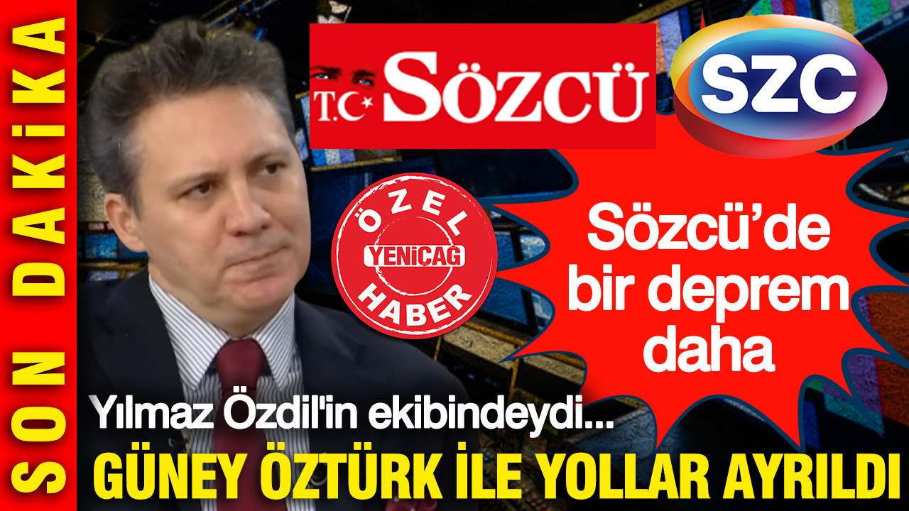 Sözcü'de bir istifa depremi daha: Güney Öztürk ile yollar ayrıldı