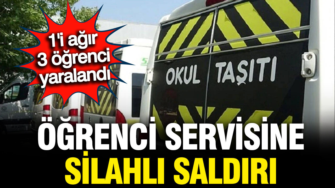 Diyarbakır'da öğrenci servisine silahlı saldırı: 1'i ağır 3 öğrenci yaralı