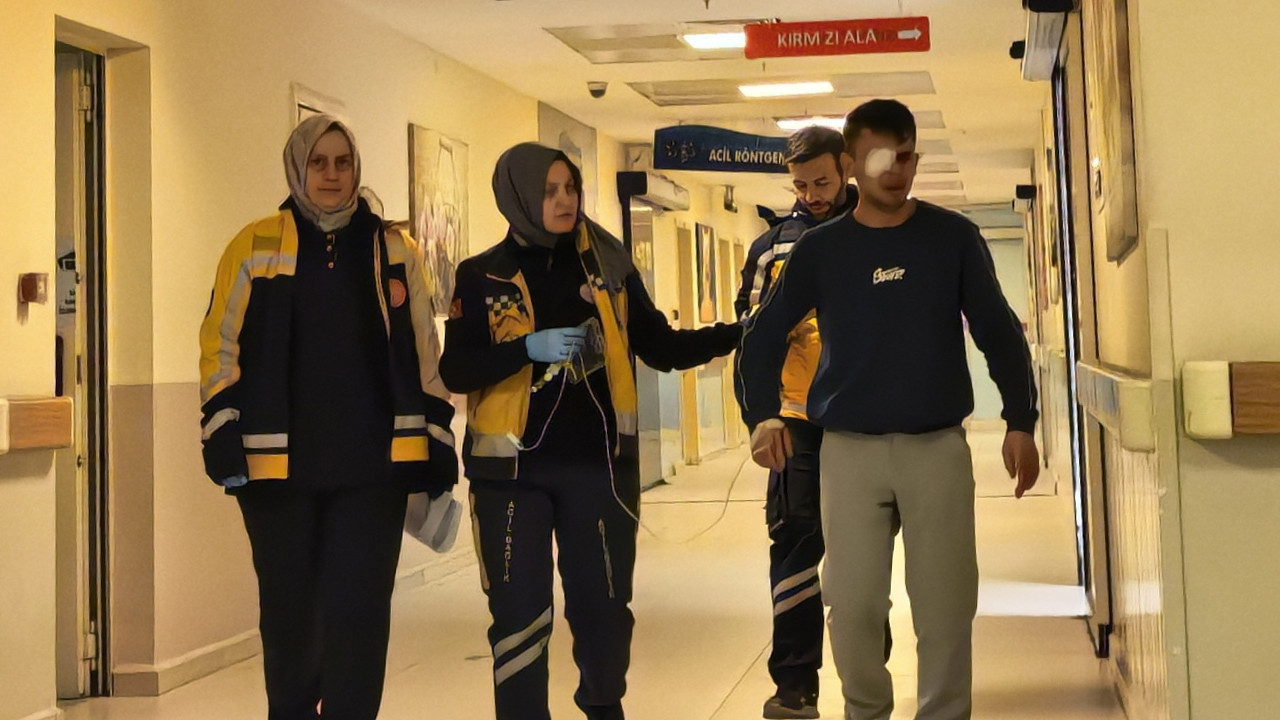 Makineden fırlayan ağaç parçası ok gibi fırladı: İşçinin gözüne saplandı