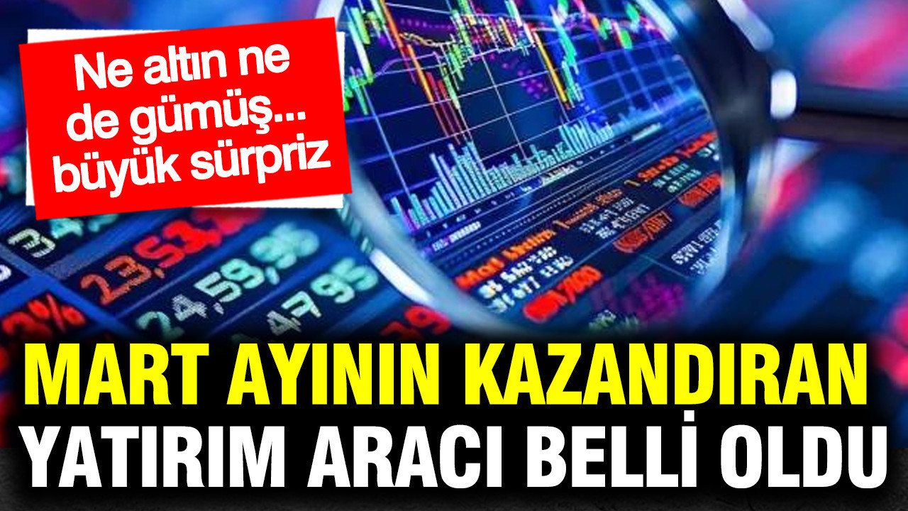 Mart ayının kazandıran yatırım aracı: Ne altın ne de gümüş