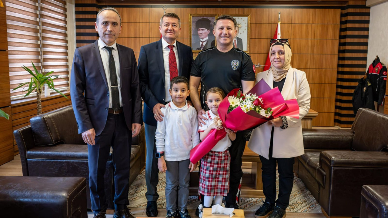 Minikler İl Müdürü Çağlar'ın Polis Haftasını kutladı