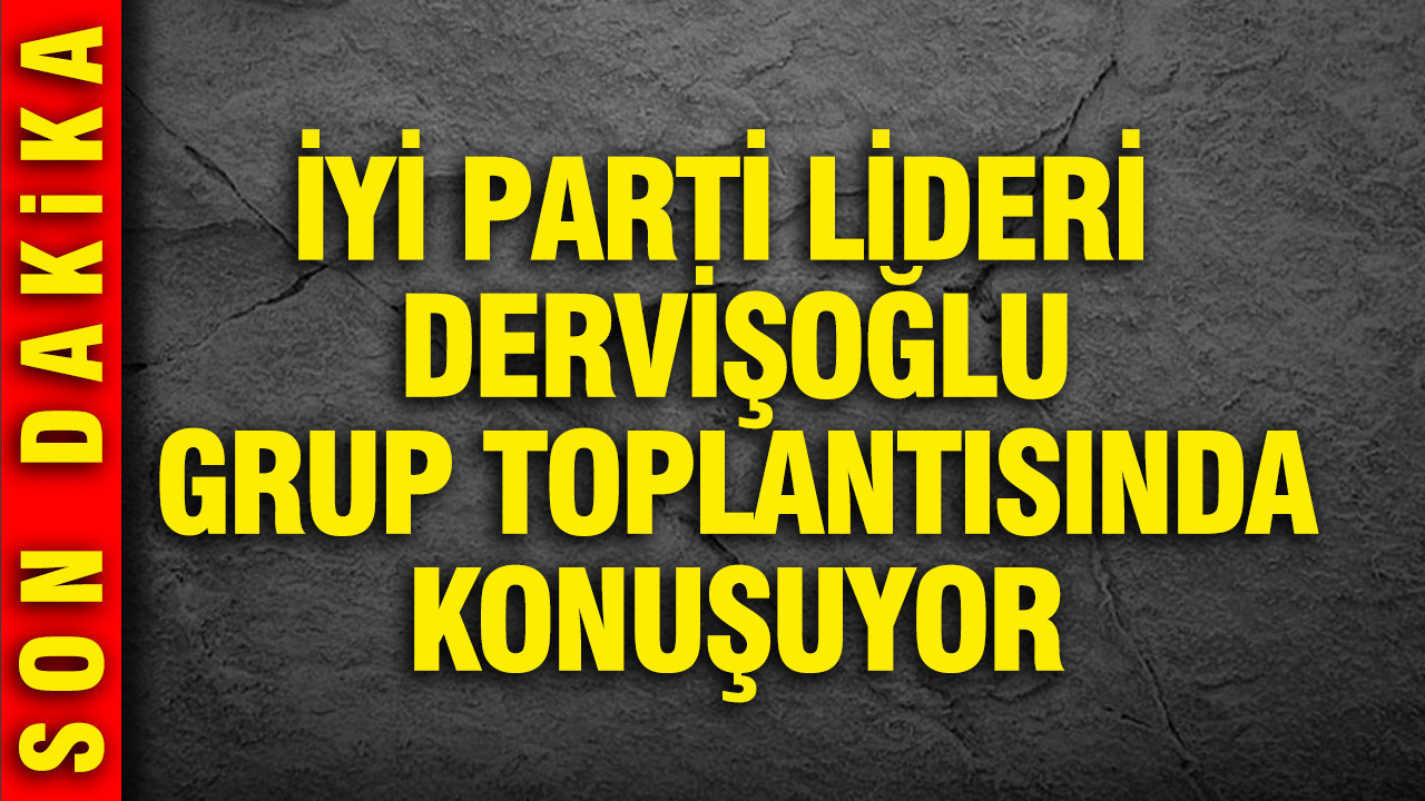 Müsavat Dervişoğlu grup toplantısında konuşuyor