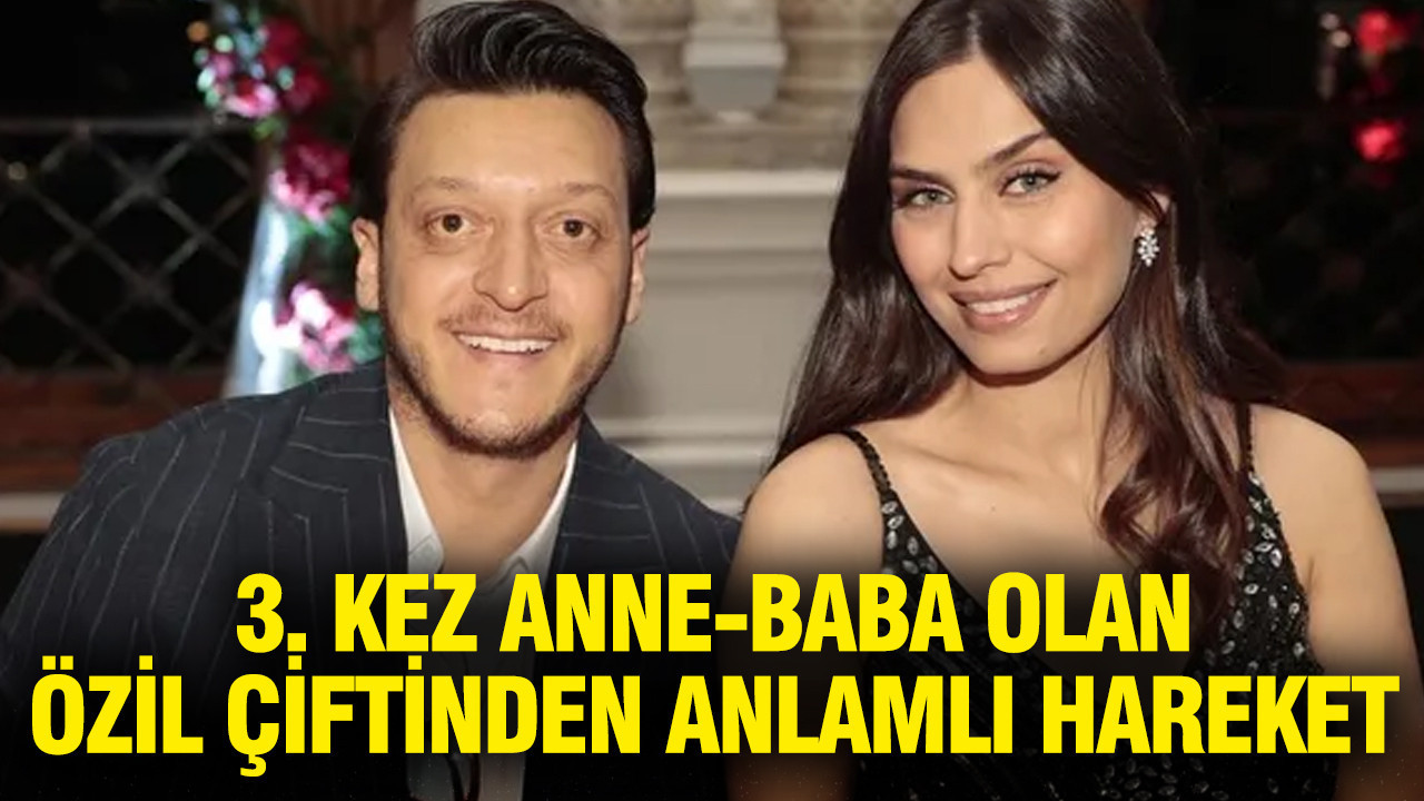 Özil çiftinden anlamlı hareket: Yüreklere dokundular