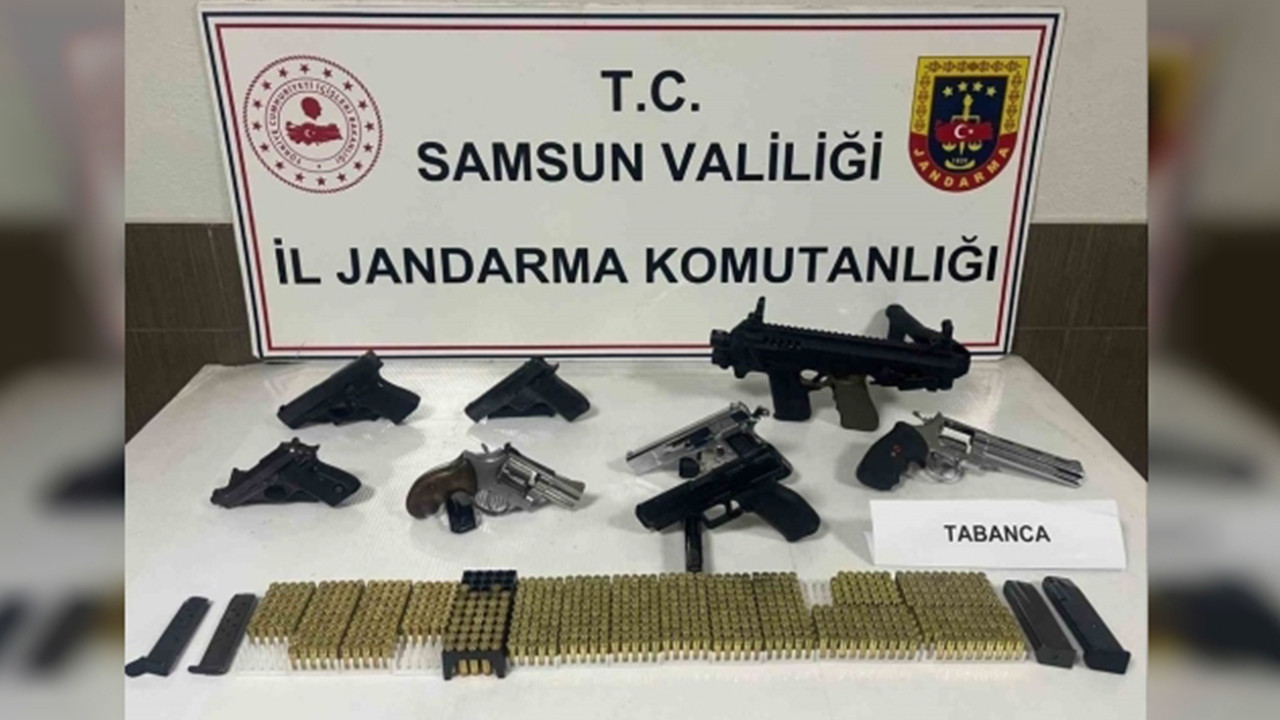 Samsun'da film gibi operasyon: Hem firari hem cephanelik gibi